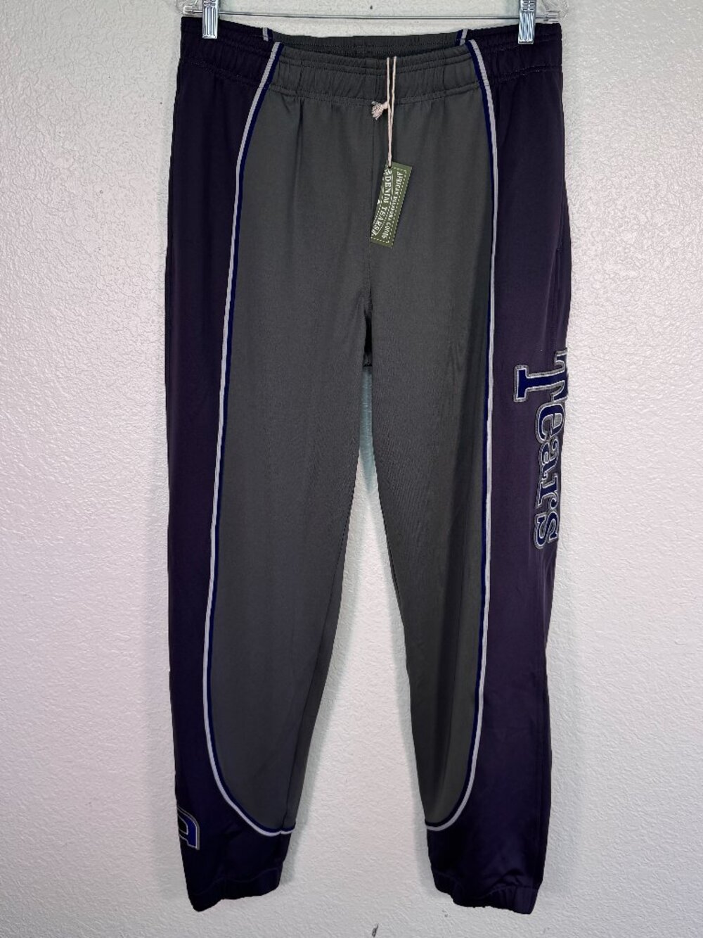 Denim Tears Track Pants Mens Large Athletic Streetwear Logo Joggers Hip Hop NEW